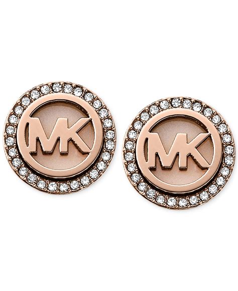 michael kors earrings rose gold|michael hill rose gold earrings.